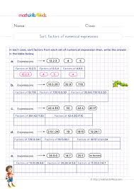 Example, solutions, videos, and lessons to help grade 5 students learn to write simple expressions that record calculations with numbers, and interpret numerical expressions without. Number Theory Worksheets Pdf For Grade 5 Methods Of Solving Number Theory Problems Pdf