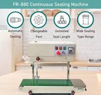 INTSUPERMAI Continuous Band Sealer Auto Sealing Machine FR880 Sealing  Machine Vertical Type Sealer for PVC Membrane Aluminum Foil Film Plastic  Bag ...