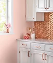 Since advance is a waterborne alkyd paint, it is easy to use and cleans up with soap and water, unlike. Photo Courtesy Of Devine Color Thisoldhouse Com From Color Of The Month February 2016 Rose Quartz Copper Kitchen Backsplash Rose Gold Kitchen Home Decor
