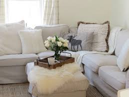 The Long Awaited Home Ikea Ektorp Sectional Sofa Update Lofallet Beige Ikea Ektorp Sectional Sectional Sofa Beige Ektorp Living Room