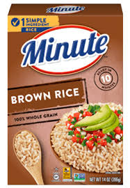 Patience makes brown rice fluffy. Instant Whole Grain Brown Rice Minute Rice