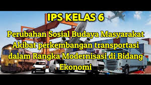 Perubahan Sosial Budaya Di Bidang Ekonomi Kami