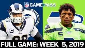 The seattle seahawks face the los angeles rams in a wild card game saturday at 1:40 p.m. Rams Vs Seahawks Week 5 2019 Full Game Youtube