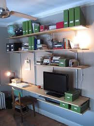 — if using four desk legs, installation is complete. 7 Elfa Office Ideas Elfa Elfa Shelving Home Office