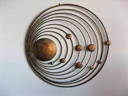 Metro Modern Copper Metal Wall Art Wall Sculpture Art Contemporary Metal Wall Art Copper Wall Art