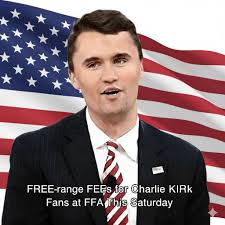 I am paying for everyones range fees who admired Charlie Kirk this Sat at  FFA 9-8pm. You only made him stronger🙌💯❤️🤍💙 When checking in please  tell the FFA team "Charlie Kirk" to