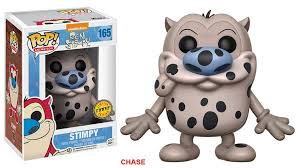 Pop Tv 165 Ren Stimpy Stimpy Dalmation Chase Variant Pop Vinyl Figures Pop Figurine Funko Pop