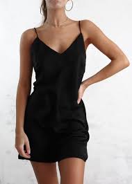 Angelina Slip Dress Black Little Black Dress Outfit Black Dresses Casual Fashion