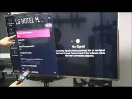 However, the first thing you should do in any case is to download the tv's manual from the web and explore it if any of the steps below feel ambiguous. How To Enter Lg Hotel Mode Setting Lg Commercial Display Obedience Youtube