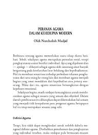 Kebanyakan tamadun dunia lain juga terbina dengan berasaskan kepercayaan agama. Top Pdf Peranan Dan Kepentingan Agama Dalam Kehidupan Manusia 123dok Com