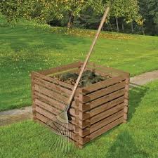 Gartenkomposter Holz 90 X 90 X 70 Cm Mit Holz Stecksystem In 2020 Garten Kaufen Kompost Garten