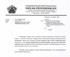 Surat dinas selalu memiliki kop surat yang berada di bagian kepala surat. Kop Surat Dinas Pendidikan Provinsi Sumatera Selatan Contoh Kop Surat