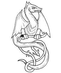 The magic sword quest for camelot coloring pages. Dragon Coloring Page Dragon Perched On A Branched Dragon Coloring Page Snake Coloring Pages Dragon Drawing