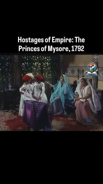 This heart-wrenching moment reflects a real and painful episode after the Third Anglo-Mysore War. Under the Treaty of Seringapatam, Tipu Sultan was forced to surrender two of his young sons as ...