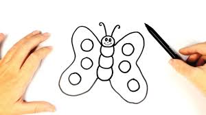 Dibujos fáciles paso a paso. Como Dibujar Una Mariposa Para Ninos Dibujo Facil De Una Mariposa Paso A Paso Youtube