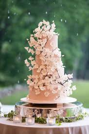 Tented Backyard Wedding With Equestrian Details At A Family Farm In 2020 Cherry Blossom Wedding Cake Cherry Blossom Wedding Cherry Blossom Wedding Theme