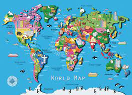 Map of the world puzzle in puzzle of the day jigsaw puzzles on thejigsawpuzzles.com. Ravensburger World Map 60 Piece Jigsaw Puzzle For Kids Every Piece Is Unique Pieces Fit Together Perfectly Buy Online At Best Price In Uae Amazon Ae