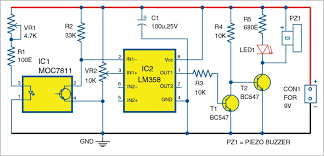 Smoke detector application hints based on mc9s08qg4. Optical Smoke Alarm Full Circuit Diagram With Explanation