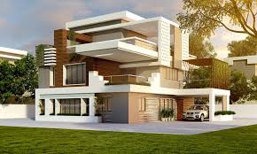 3d Exterior House Design By Thepro3dstudio Modern Homify In 2020 Modern Exterior House Designs House Designs Exterior Exterior Design