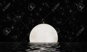 Night moon sky nightly sky night sky moon landscape full moon night sky clouds night blue sky moon stars night sky and moon moon in night sky sky moon star night 4k01.00starry colorful night sky with milky way and moon backdrop video background for composition sky replacement. Full Moon With Many Stars And Reflection On Water Dark Night Sky Background Stock Photo Picture And Royalty Free Image Image 136967421
