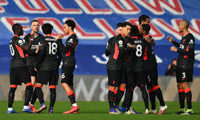 | last updated 14:34, 19 december 2020 gmt liverpool went six points clear at the top of the premier league on saturday after a stellar performance against crystal palace. Match Report Ruthless Champions Put Seven Past Palace Liverpool Fc