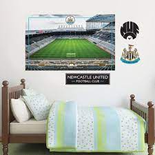 Newcastle United Football Club Stadium St James Park Mural Wall Sticker Set Vinyl Newcastle United Football Newcastle Wall Stickers