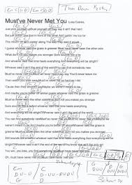 Must Ve Never Met You Luke Combs Guitar Chord Chart Tune Down 1 2 Step Guitar Chord Chart Guitar Chords Guitar Songs
