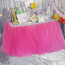 See more ideas about kids party tables, party table settings, kids party. Buy Demiawakinguk Demiawakinguk Tutu Tulle Table Skirt Table Cloth Cover Tableware Baby Shower Kids Birthday Party Cake Table Decorations Rose Red Online Shop Stationery School Supplies On Carrefour Uae