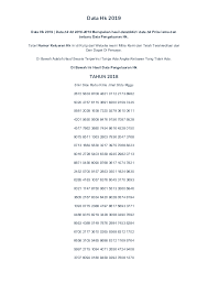 Pdf Data Hk 2019 Portibi Togel Academia Edu