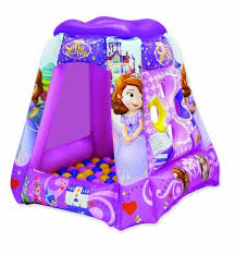 Amazon Com Disney Sofia The First Princess In Training Playland With 20 Balls Toys Games Ball Pit Sofia The First Toddler Toys