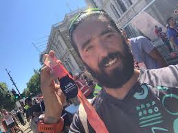 All is good. Thank you all for support ♥️ thats racing and I can be happy I  finished the stage in front group full respect ✊. All day full gas congrats  guys