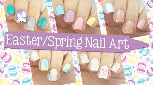 Take your nail color up a notch this spring with these cute easter nail ideas, including floral designs, cartoon bunny decals, and plenty of pastel 25 cute easter nails that you have to try this spring. Easter Spring Nail Art Ideas 5 Easy Designs Youtube