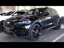 Jaguar f pace 2019 black. 2021 Jaguar F Pace Svr Carbon Black Metallic 550hp In Depth Video Walk Around Youtube