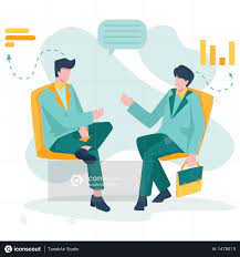 Premium Business Meeting With Client Illustration Download In Png Vector Format Business Illustration Business Meeting Illustration