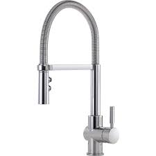 Robinet de lavabo bec bas ou robinet de vasque bec bas pour vasque à poser design. Delta Robinet De Cuisine Extractible A Une Poignee Avec Bec De Ressort En Chrome Home Depot Canada
