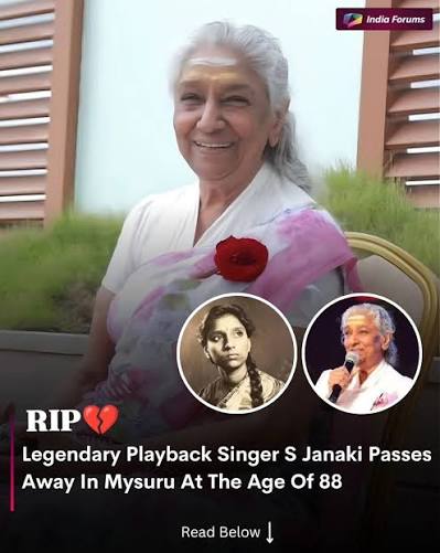 Legendary playback singer S Janaki has passed away in Mysuru. Leaving behind an unmatched legacy of 4 National Awards and 33 State Film Awards across multiple languages, her voice will forever echo