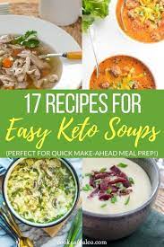 17 Healthy Keto Soup Recipes For Easy Meals Soup Recipes Chicken Soup Recipes Stew Recipes