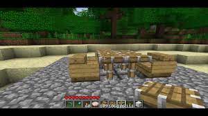 Tables and chairs v4.3  1.16 +  minecraft data pack. Chairs And Table With Pistons Minecraft Youtube