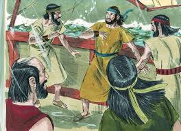 Image result for Jonah gets on a boat