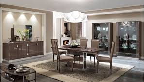 Italian dining room furniture comes basically in two different and equally popular styles. Roma Italian Dining Table Set