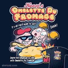 Omelette Du Fromage Shirtpunch Dexter S Laboratory Print On Demand
