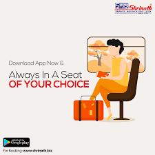 Reserve Your Seat At The Time Of Booking Get This Facility With Shrinath Travels App Which Will Provide You The Comfort Travel App Android Apps Travel Agency