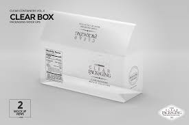 04 Clear Container Packaging Mockups Packaging Mockup Clear Container Branding Template