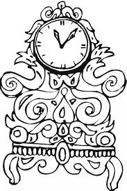 Clock grandfather coloring drawings clipart drawing clocks sheet line face patterns pages tattoo pendulum sketch printable sheets father plans embroidery template Free Printable Clock Coloring Pages For Kids