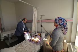 Baskan Mustafa Col Hastane Ziyaretlerine Devam Ediyor Baskanlar Gecmis Olsun