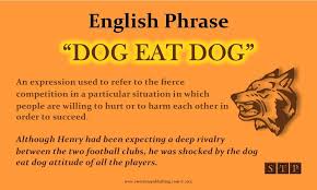 Where does the phrase 'it's a dog eat dog world' come from?