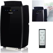 Honeywell 10 000 Btu 115 Volt Portable Air Conditioner With Dehumidifier And Remote Control In Black Mn10cesbb The Home Depot In 2020 Portable Air Conditioner Dehumidifiers Washable Air Filter