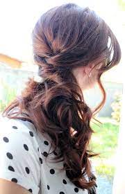 Diy Bridal Hairstyle Side Ponytail Hairstyles Bridesmaid Hair Side Hair Styles