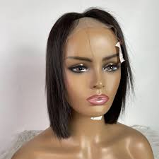 Bob Bone Straight Natural Color Vietnamese Human Hair Wigs