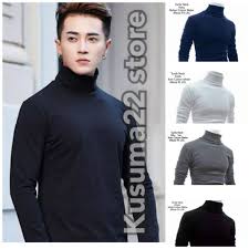 Jual beli online aman dan nyaman hanya di tokopedia. Baju Kaos Turtle Neck Turtleneck Pria Fashion Distro Kaos Leher Tinggi Korea Shopee Indonesia